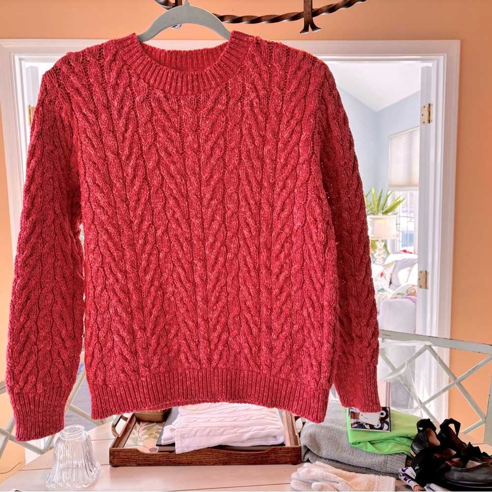 Cuddle Knit Cable sweater